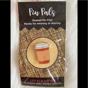 Coffee lover enamel pin💕☕️🍂🎃